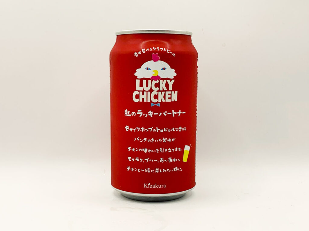 黄桜【LUCKY CHICKEN】の背面