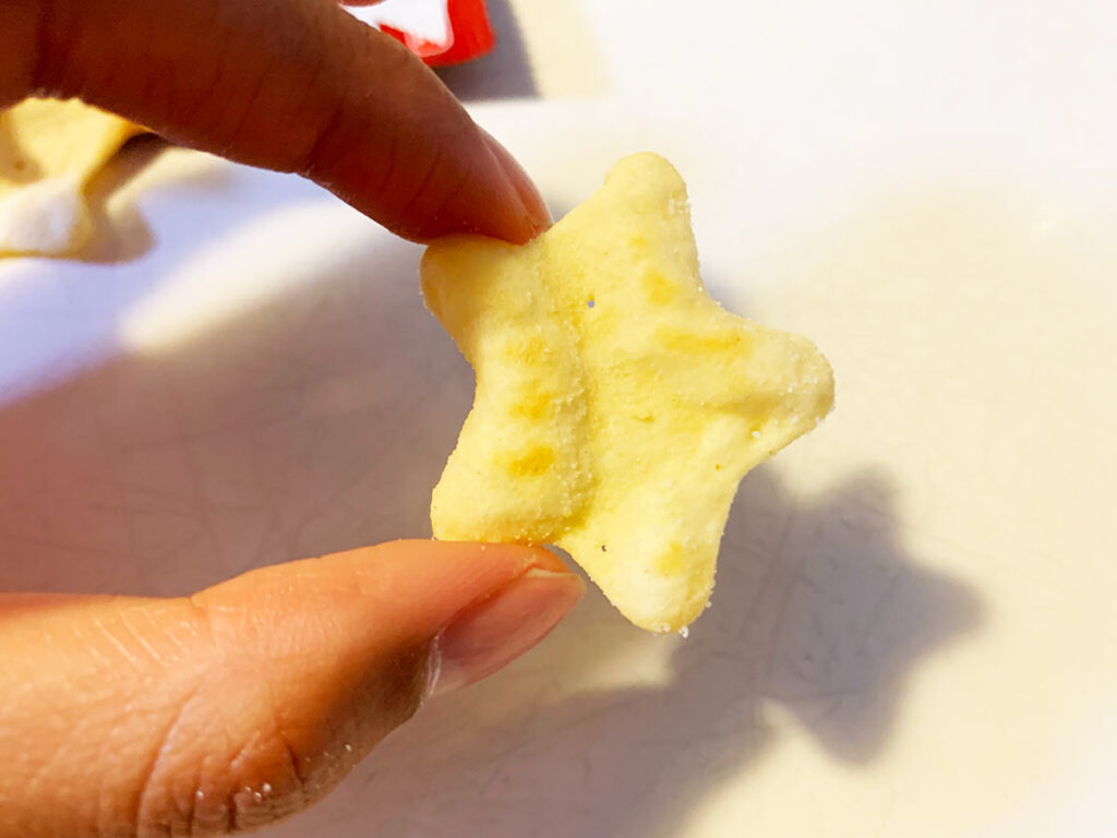 おつまみおっとっと堅焼きごま油味のヒトデ